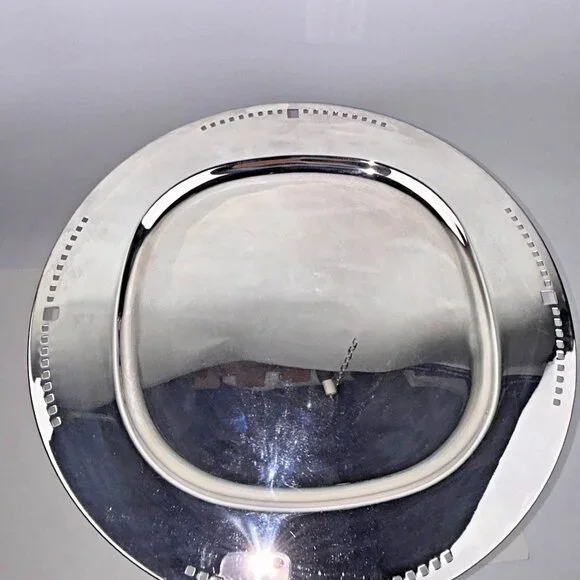 Skyscraper Design Platter Charger Richard Meier for Swid Powell 15